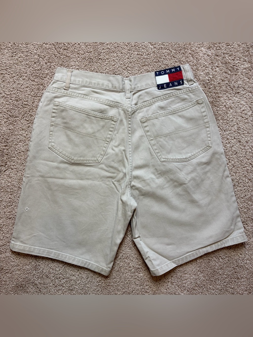 Vintage Tommy Hilfiger Khaki Flat Front Shorts